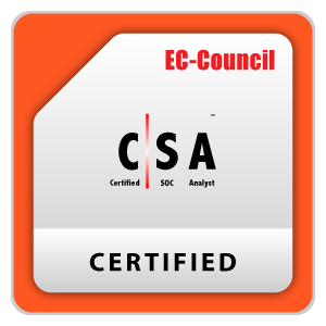 EC-Council Certified SOC Analyst CSA v 1 : RPS Exam Voucher + eCourseware + iLab